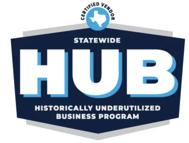 Texas Statewide HUB Certified Vendor — Historically Underutilized Business Program